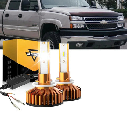 Kit d’ampoules LED feux de route/croisement F-16 Plus série CAN-bus intégré 14 000 lm pour Chevrolet Silverado 2500 2000–2002