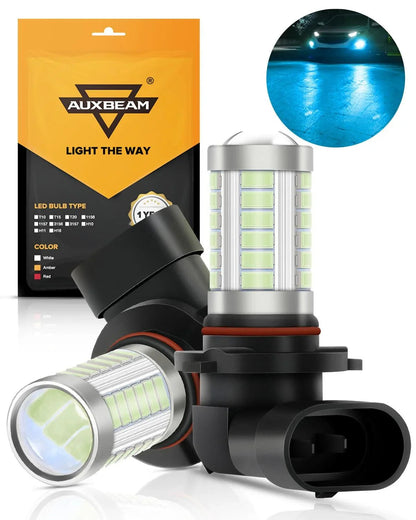 H10 9145 9140 HB3 LED Fog Light/DRL 50W 4000LM bleu glacier 33LED série – 2 ampoules – vue 9 – NOVADOMIO