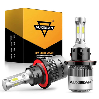H13/9008 Ampoules de phare LED 72 W 8 000 lm S2 série haute luminosité COB 6 500 K blanc froid – 2 ampoules – NOVADOMIO