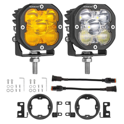 3″ projecteurs LED compacts supports de montage Flush supports de montage pour Toyota Tacoma Tundra 4Runner – vue 9