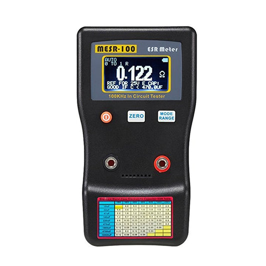 Testeur de plage d'affichage numérique intelligent, capacité électrolytique, compteur de résistance ESR – vue principale