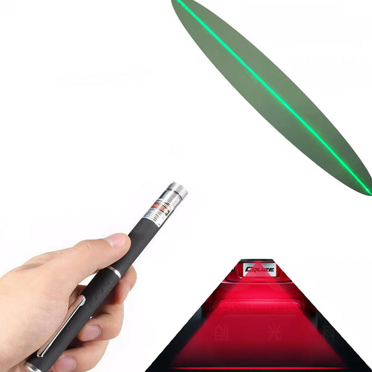 Stylo pointeur laser ligne droite verte 532 nm – Outil d'alignement et de positionnement – vue…