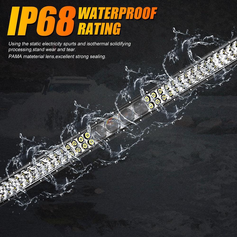 42 Inch 5D-PRO série Barres LED & Car Roof Windshield Barres LED Mounting Bracket pour Ford Bronco 2/4 Door 2021 2022 – vue 8
