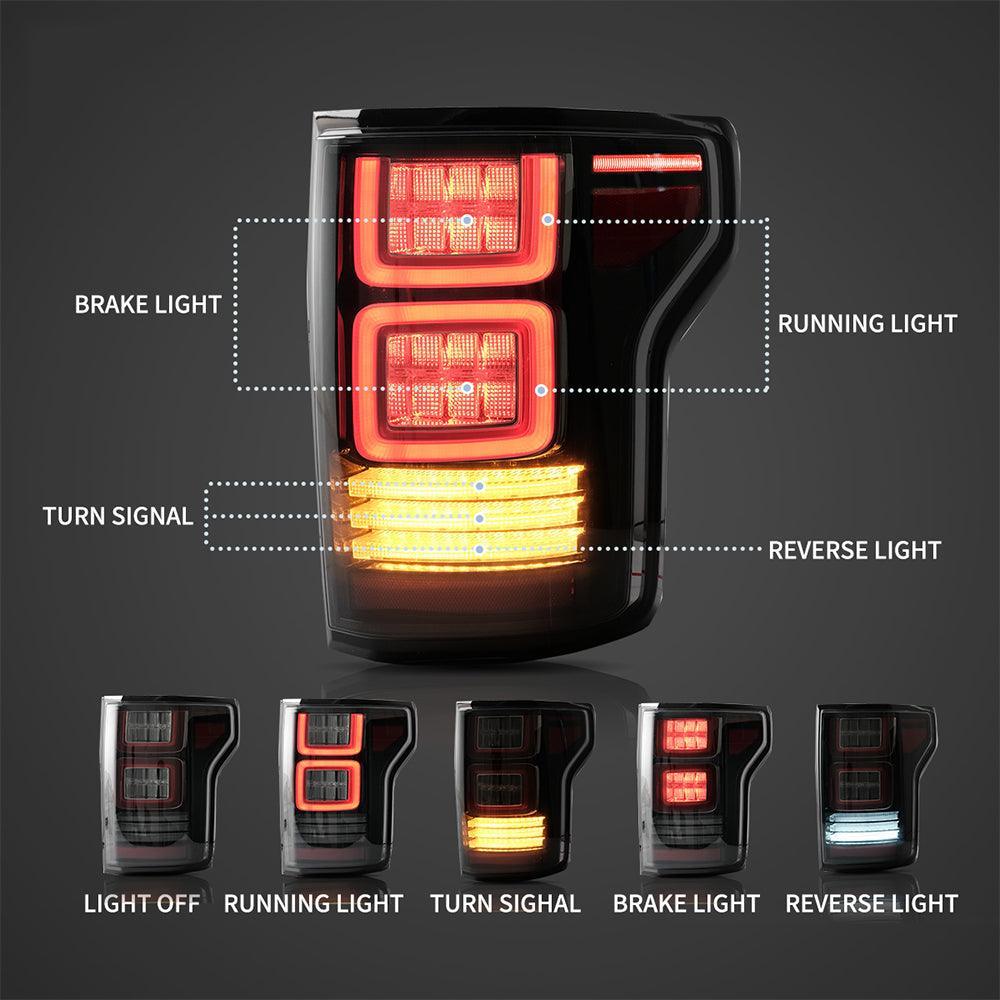 LED bloc de feux arrière avec Sequential clignotant pour 2015-2020 Ford F150 13th Gen (P552) – vue 15