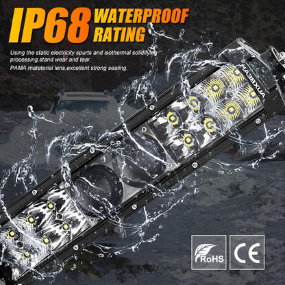 NEW 12″ 5D-PRO série 12 000 lm faisceau longue portée tout-terrain Barres LED – vue 7 – NOVADOMIO