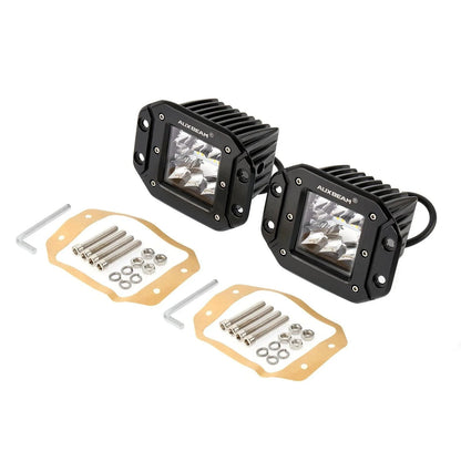 Lot de 2 3″ 72 W 6 modes blanc&orange feu LED de travail pour SUV ATV UTV camions pick-up bateau – NOVADOMIO