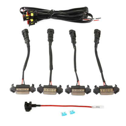 LED avant capot feu de calandre lumière blanche Retrofit avec faisceau électrique pour Toyota Tacoma 2016–2021 TRD PRO – vue