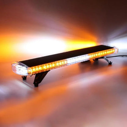 38.5″ stroboscopique de toit Barres lumineuses avec supports de montage 20 modes de flash feux de signalisation d’urgence