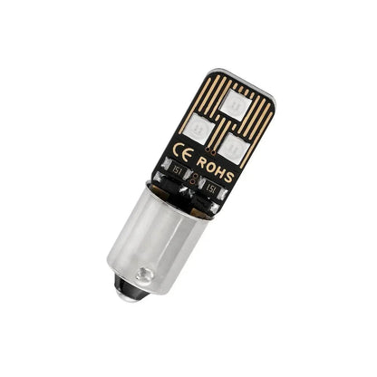 10 pièces bleu éclairage BA9S BA9 1895 1891 53 57 ampoules LED pour automobile intérieur plafonnier lecture plaque