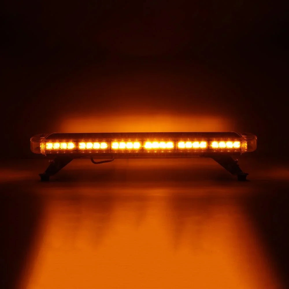 31.5" Rooftop Strobe Flashing Barres lumineuses avec Mounting Brackets 20 Flashing Modes Emergency Safety Warning Caution Be…