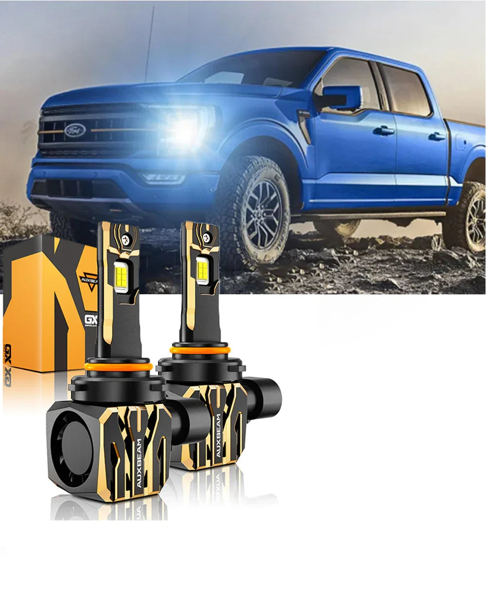 pour 2015-2020 Ford F-150 9005 H11 Ampoules de phare LED Bundle – vue 21