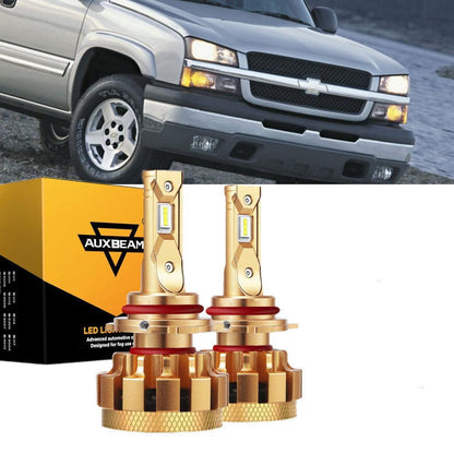 Kit d’ampoules LED feux de route/croisement F-16 Plus série CAN-bus intégré 14 000 lm pour Chevrolet Silverado 2500 2003–2004