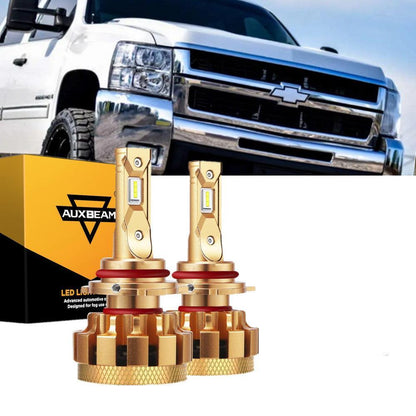 Kit d’ampoules LED feux de route/croisement F-16 Plus série CAN-bus intégré 14 000 lm pour Chevrolet Silverado 2500 HD