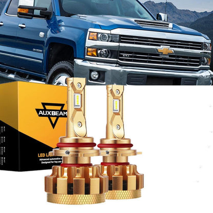 Kit d’ampoules LED feux de route/croisement F-16 Plus série CAN-bus intégré 14 000 lm pour Chevrolet Silverado 3500 HD