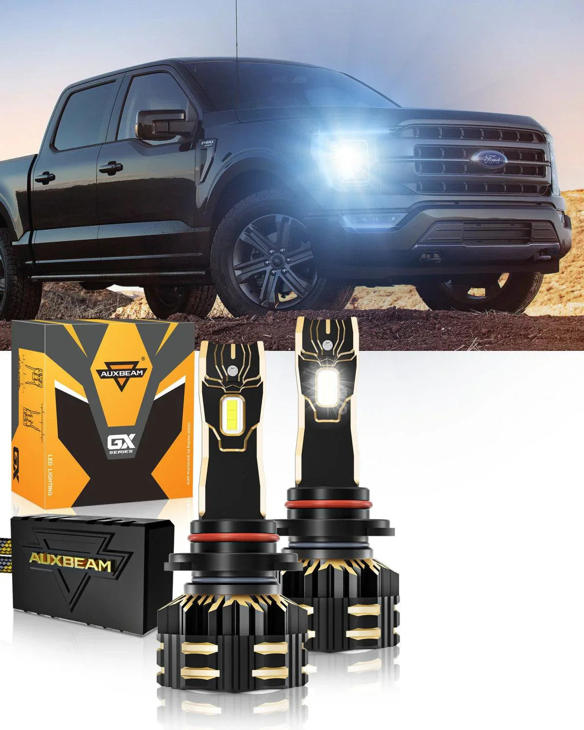 pour 2021 Ford F-150 9005 H11 Ampoules de phare LED Bundle – vue 13