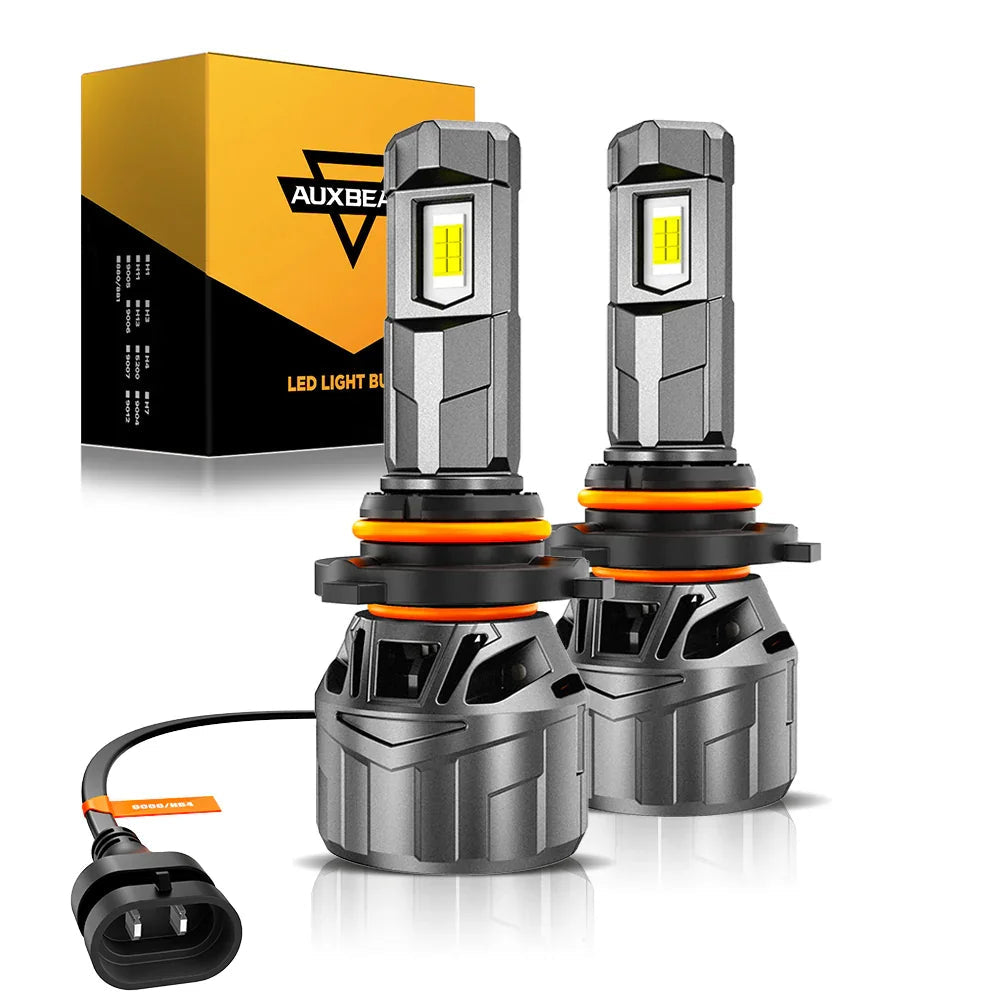 9005/HB3 Ampoules de phare LED 100W 22000LM F18 série 1:1 format compact 6500K blanc froid – 2 ampoules