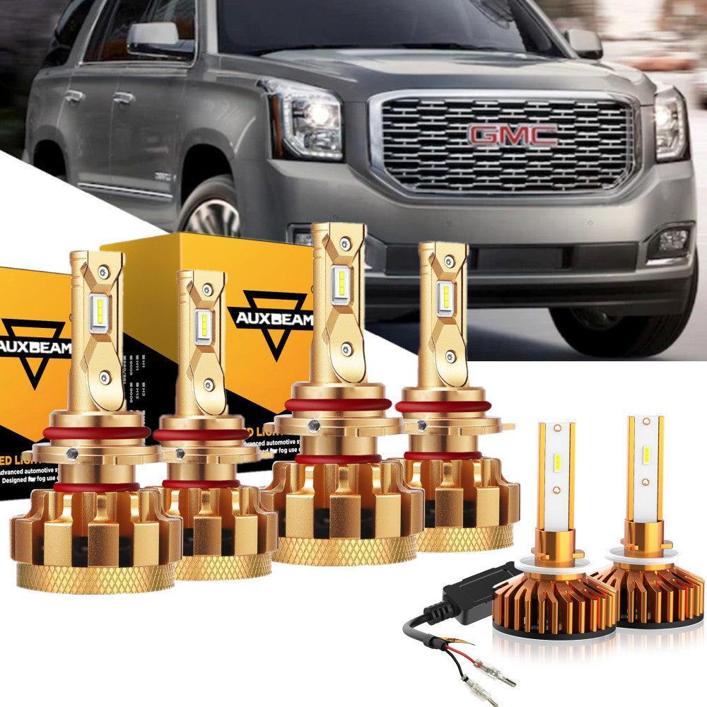 pour 2002-2006 GMC Yukon XL 1500(Denali) F-16 Plus série Built-in Canbus Automotive Grade 14000LM Ampoules LED High Low Beam…