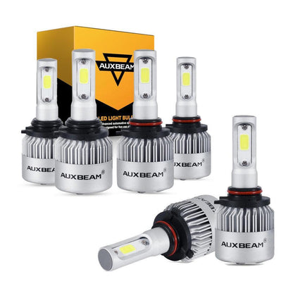 Lot de 6 9005+9006+9005 S2-série COB 24 000 lm kit d’ampoules LED feux de route/croisement – NOVADOMIO