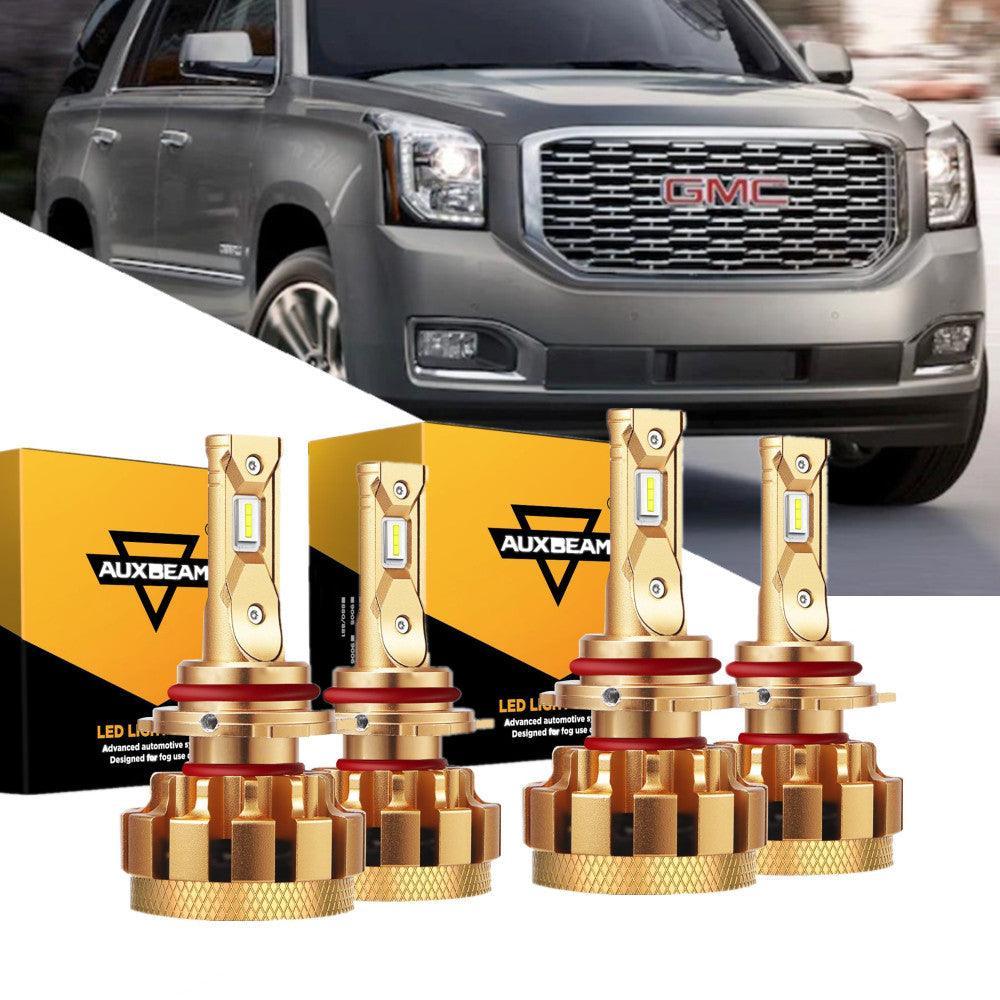 pour 2002-2006 GMC Yukon XL 1500(Denali) F-16 Plus série Built-in Canbus Automotive Grade 14000LM Ampoules LED High Low Beam…
