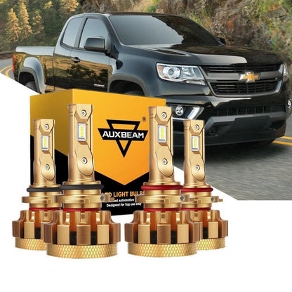 Kit d’ampoules LED feux de route/croisement F-16 Plus série CAN-bus intégré 14 000 lm pour Chevrolet Colorado 2004–2009 – vue