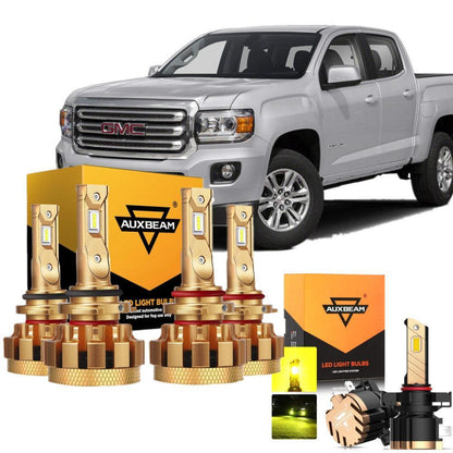 Kit d’ampoules LED feux de route/croisement F-16 Plus série CAN-bus intégré 14 000 lm pour GMC Canyon 2004–2008 – vue 2