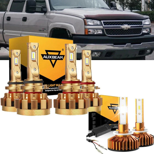pour 2000-2002 Chevrolet Silverado 2500 F-16 Plus série Built-in Canbus Automotive Grade 14000LM Ampoules LED High Low Beam…