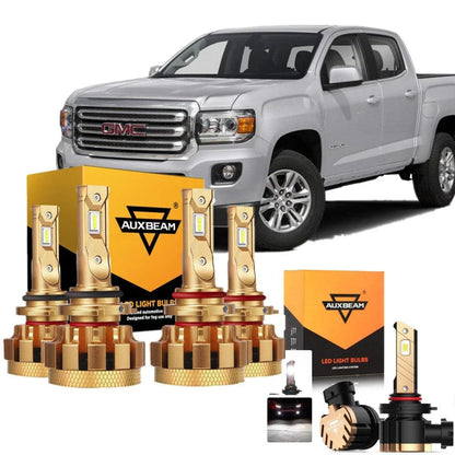 Kit d’ampoules LED feux de route/croisement F-16 Plus série CAN-bus intégré 14 000 lm pour GMC Canyon 2009–2012 – NOVADOMIO