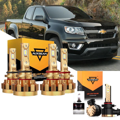 Kit d’ampoules LED feux de route/croisement F-16 Plus série CAN-bus intégré 14 000 lm pour Chevrolet Colorado 2010–2012