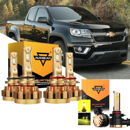 Kit d’ampoules LED feux de route/croisement F-16 Plus série CAN-bus intégré 14 000 lm pour Chevrolet Colorado 2004–2009 – vue