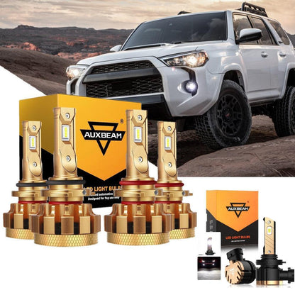 Kit d’ampoules LED feux de route/croisement F-16 Plus série CAN-bus intégré 14 000 lm pour Toyota 4Runner 2003–2005