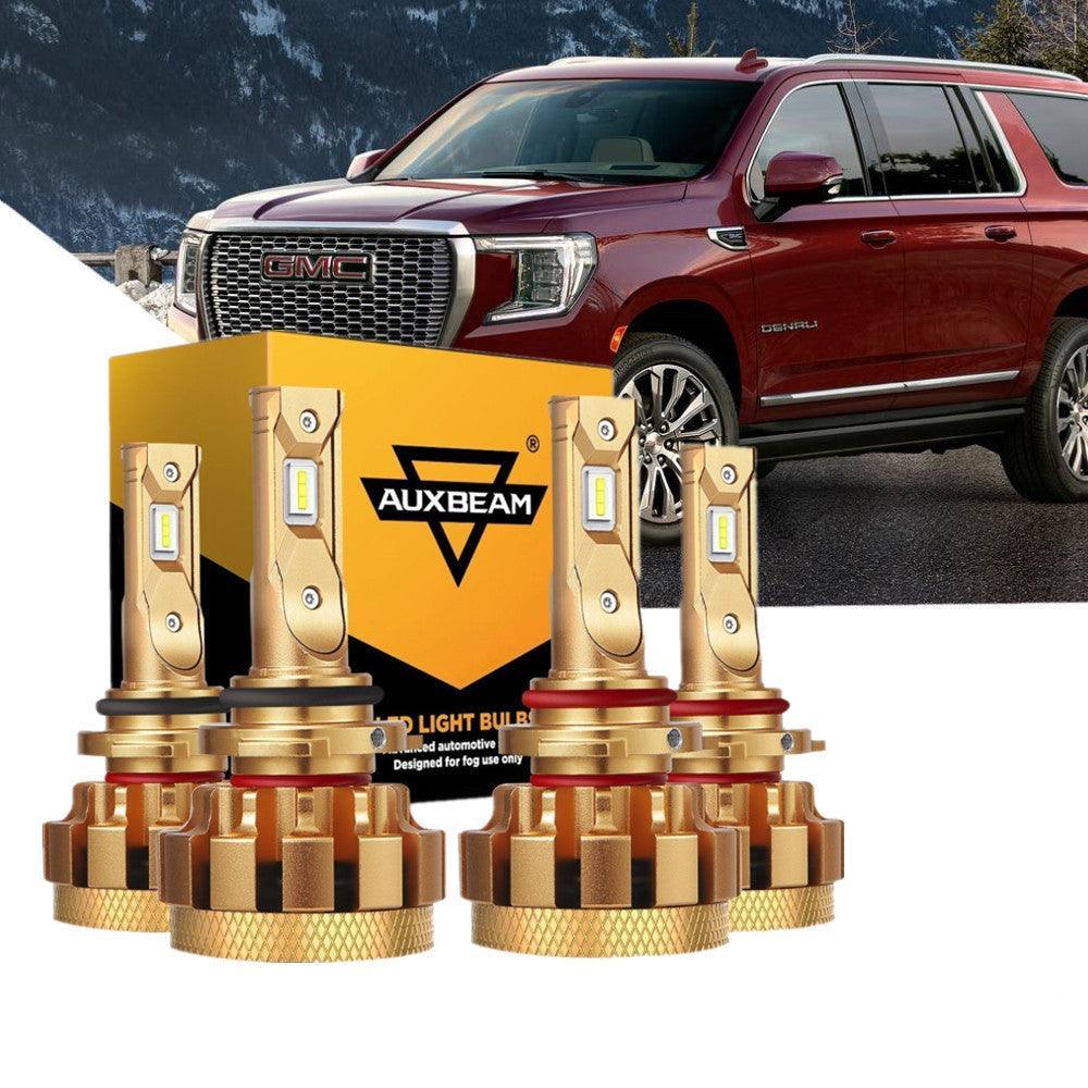 pour 2000-2001 GMC Yukon F-16 Plus série Built-in Canbus Automotive Grade 14000LM Ampoules LED High Low Beam Bundle – vue 8
