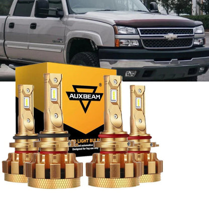 Kit d’ampoules LED feux de route/croisement F-16 Plus série CAN-bus intégré 14 000 lm pour Chevrolet Silverado 2500 2000–2002