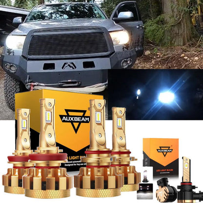 Kit d’ampoules LED feux de route/croisement F-16 Plus série CAN-bus intégré 14 000 lm pour Toyota Tundra 2010 – NOVADOMIO