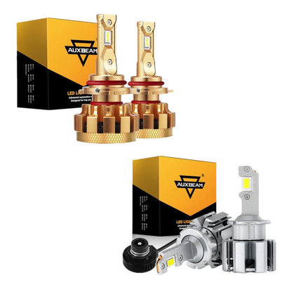 Kit d’ampoules LED feux de route/croisement pour Mercedes-Benz SLR McLaren avec phares HID 2005–2009 – NOVADOMIO