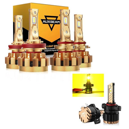 pour 2007 Chevrolet Silverado 3500 F-16 Plus série CANbus intégré qualité automobile 14000LM Ampoules LED kit feux de route /