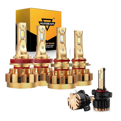 Kit d’ampoules LED feux de route/croisement F-16 Plus série CAN-bus intégré 14 000 lm pour GMC Sierra 3500 HD 2007–2014