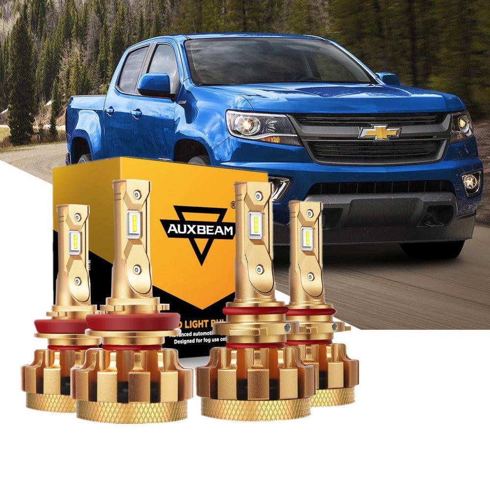 pour 2015-2019 Chevrolet Colorado F-16 Plus série Built-in Canbus Automotive Grade 14000LM Ampoules LED High Low Beam Bundle…
