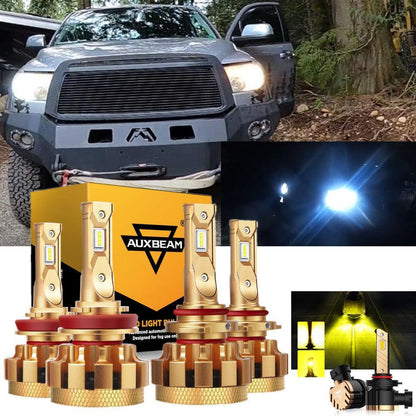 Kit d’ampoules LED feux de route/croisement F-16 Plus série CAN-bus intégré 14 000 lm pour Toyota Tundra 2010 – vue 2