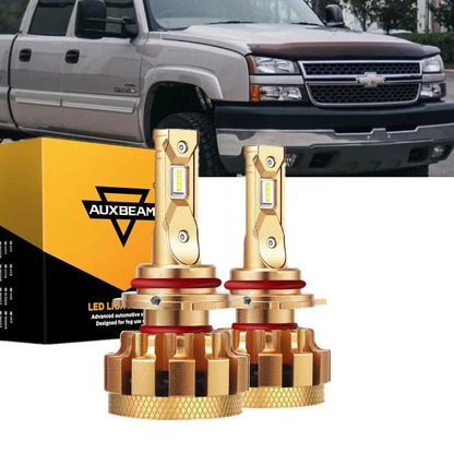 Kit d’ampoules LED feux de route/croisement F-16 Plus série CAN-bus intégré 14 000 lm pour Chevrolet Silverado 2500 2000–2002