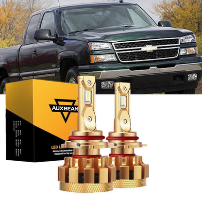 Kit d’ampoules LED feux de route/croisement F-16 Plus série CAN-bus intégré 14 000 lm pour Chevrolet Silverado 1500 HD