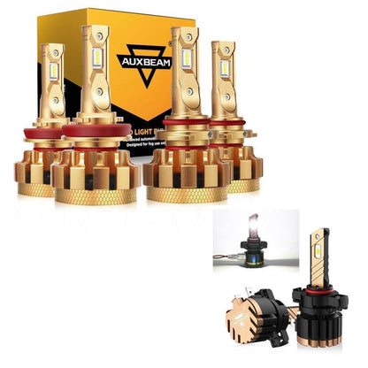 pour 2007 Chevrolet Silverado 3500 F-16 Plus série CANbus intégré qualité automobile 14000LM Ampoules LED kit feux de route /