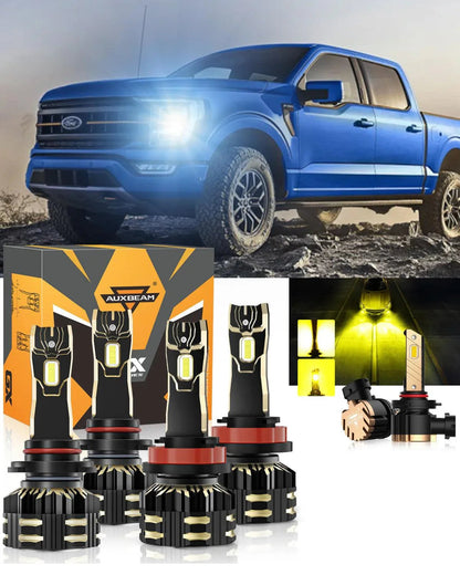 pour 2015-2020 Ford F-150 9005 H11 Ampoules de phare LED Bundle – vue 12 – NOVADOMIO