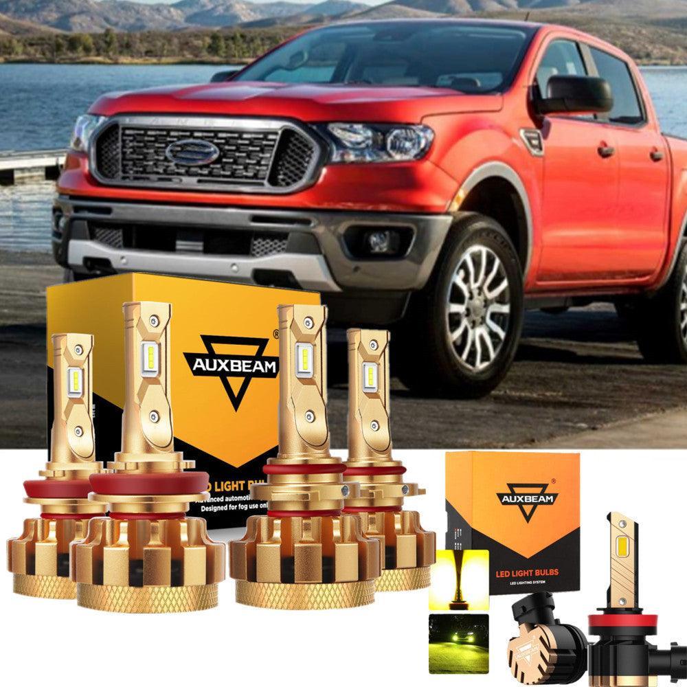 pour 2019 2020 FORD RANGER F-16 Plus série Built-in Canbus Automotive Grade 28000LM Ampoules LED High Low Beam Bundle – vue 2
