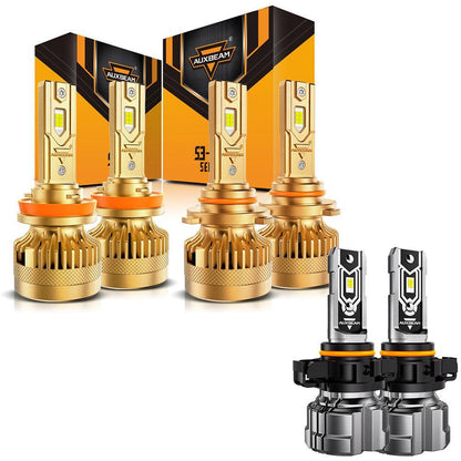 Kit d’ampoules LED feux de route/croisement pour GMC Sierra 1500 2500 3500 HD S3 Pro série Dual Decoder sans erreur CAN-bus