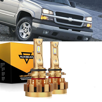 Kit d’ampoules LED feux de route/croisement F-16 Plus série CAN-bus intégré 14 000 lm pour Chevrolet Silverado 2500 2003–2004