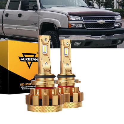 Kit d’ampoules LED feux de route/croisement F-16 Plus série CAN-bus intégré 14 000 lm pour Chevrolet Silverado 2500 2000–2002