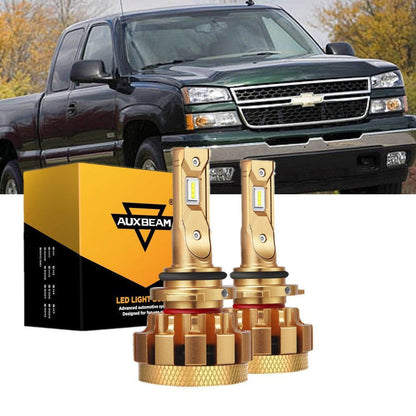 Kit d’ampoules LED feux de route/croisement F-16 Plus série CAN-bus intégré 14 000 lm pour Chevrolet Silverado 1500 HD