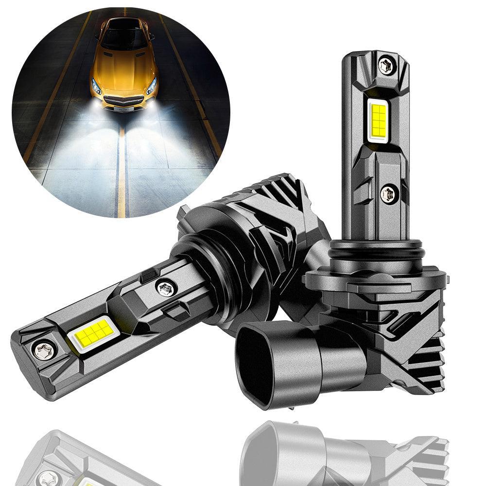 sans ventilateur & Wireless Q15 série 18000LM 60W Ampoules de phare LED/Fog Lights 6500K blanc froid – vue 10
