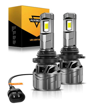 9006/HB4 LED Headlight Bulbs100W 22000LM F18 série 1: 1 format compact 6500K blanc froid – 2 ampoules – NOVADOMIO