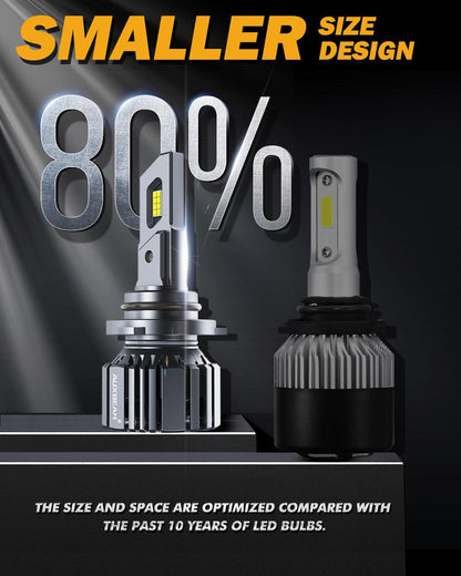 9006/HB4 Ampoules de phare LED 90W 20000LM F15 série 20% Smaller Size 6500K blanc froid – 2 ampoules – vue 9 – NOVADOMIO